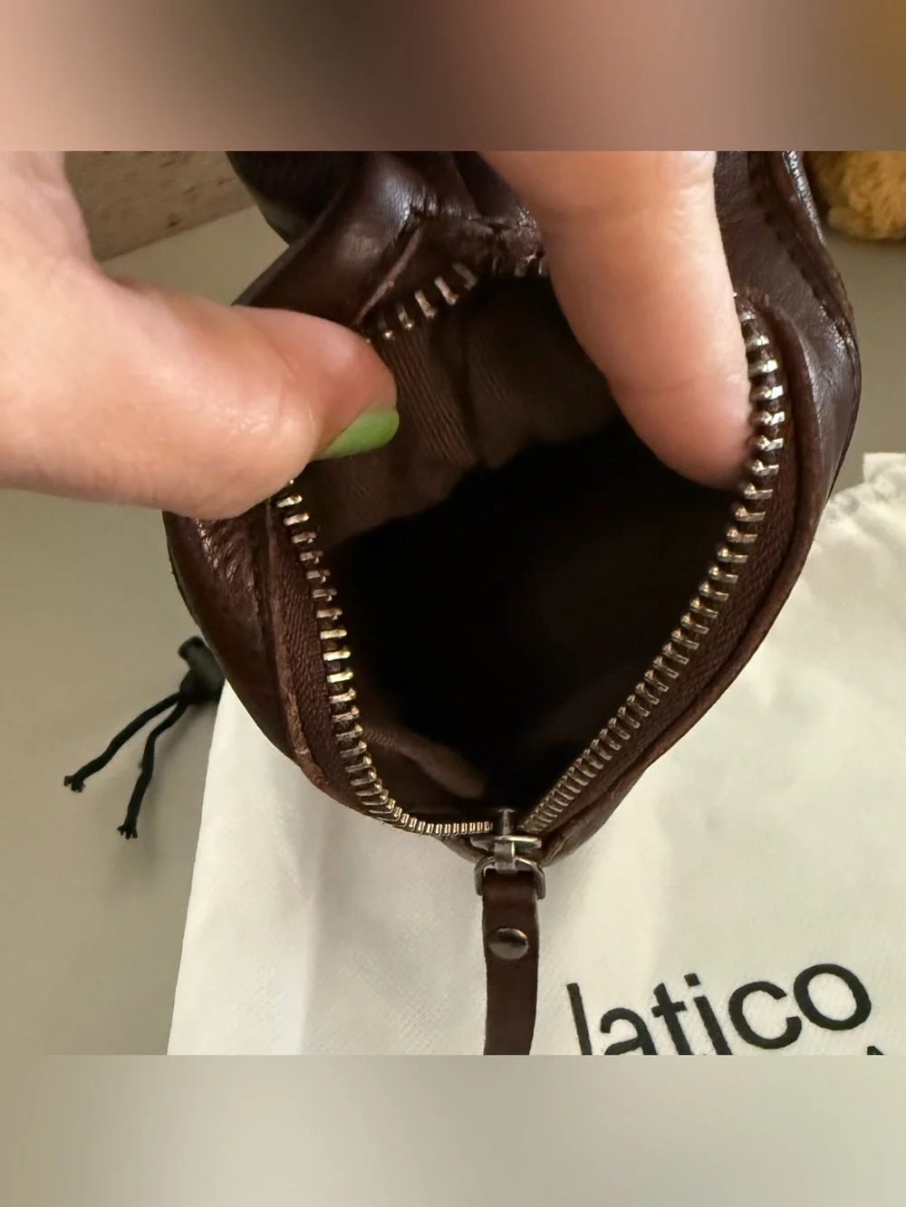 Latico Leathers Crosby Sling Crossbody in Soft Brown Leather 🐻 - Picture 10 of 13